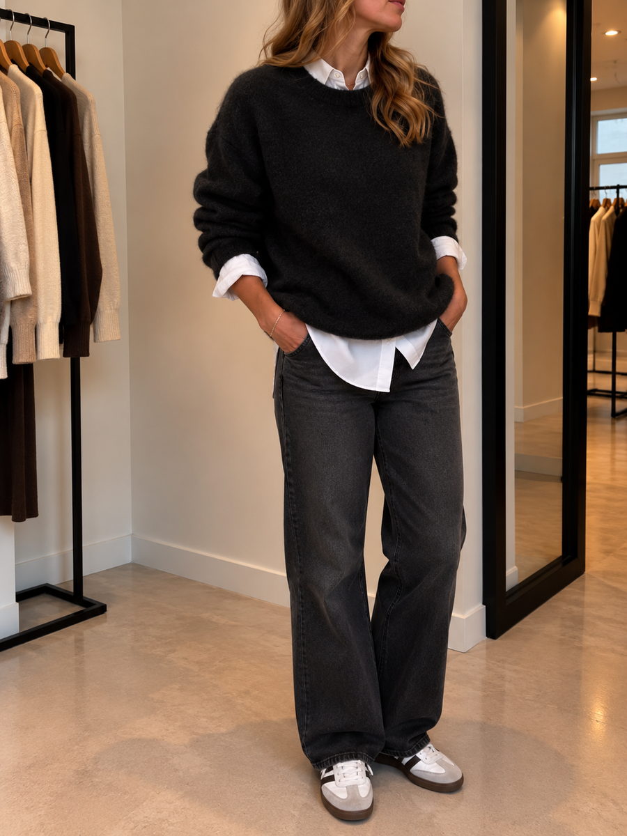 Andrina Oversized Longline Knit Sweater