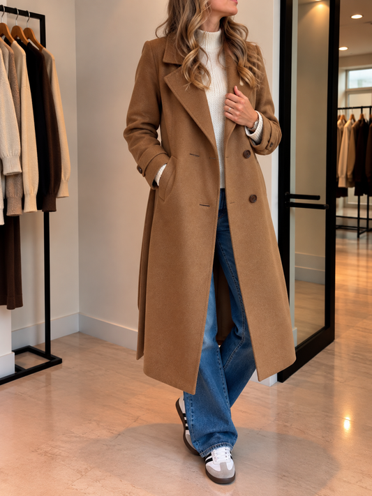 Ciela Long Double Breasted Coat