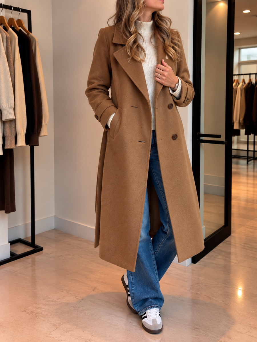 Ciela Long Double Breasted Coat
