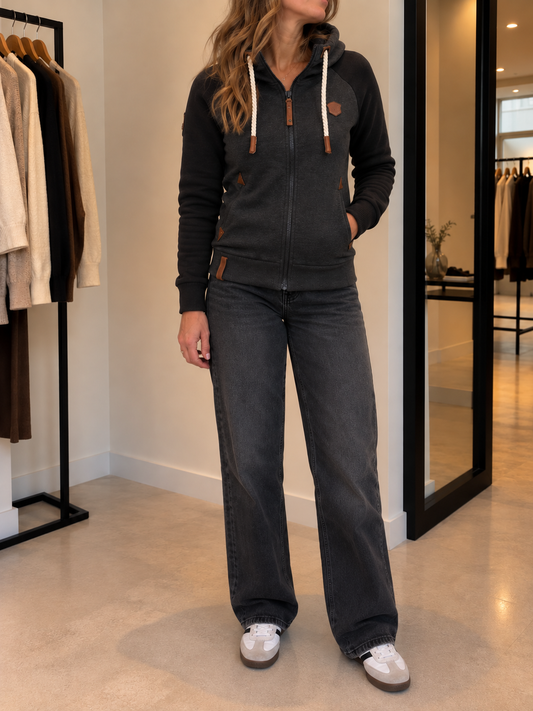 Belinda Raglan Zip Up Hoodie
