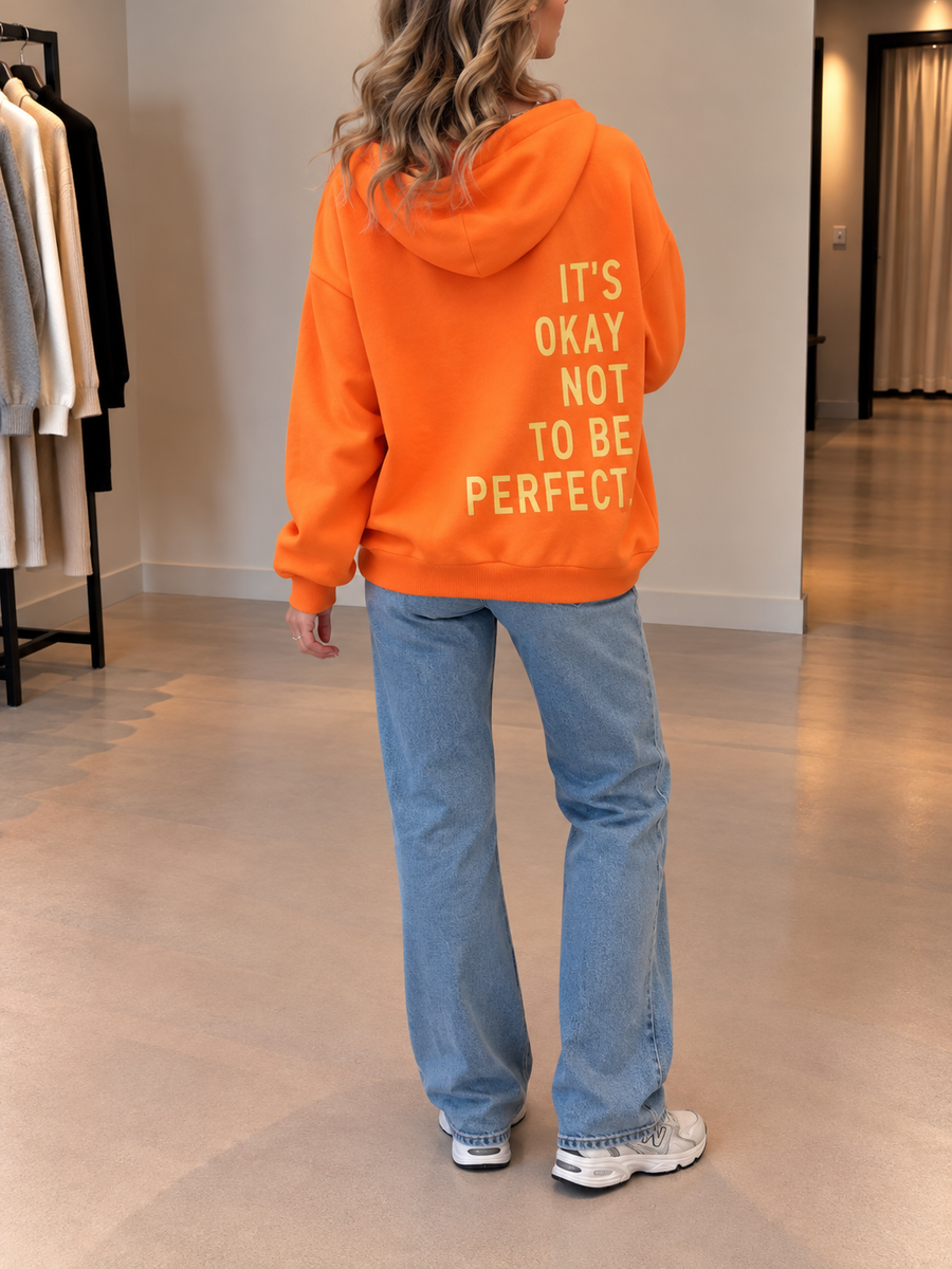 Jule Back Slogan Hoodie