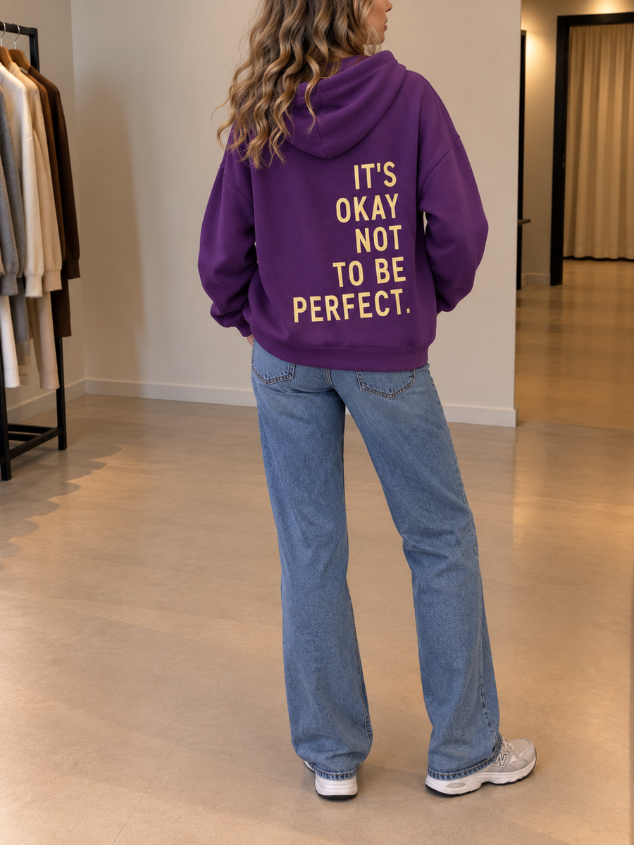 Jule Back Slogan Hoodie