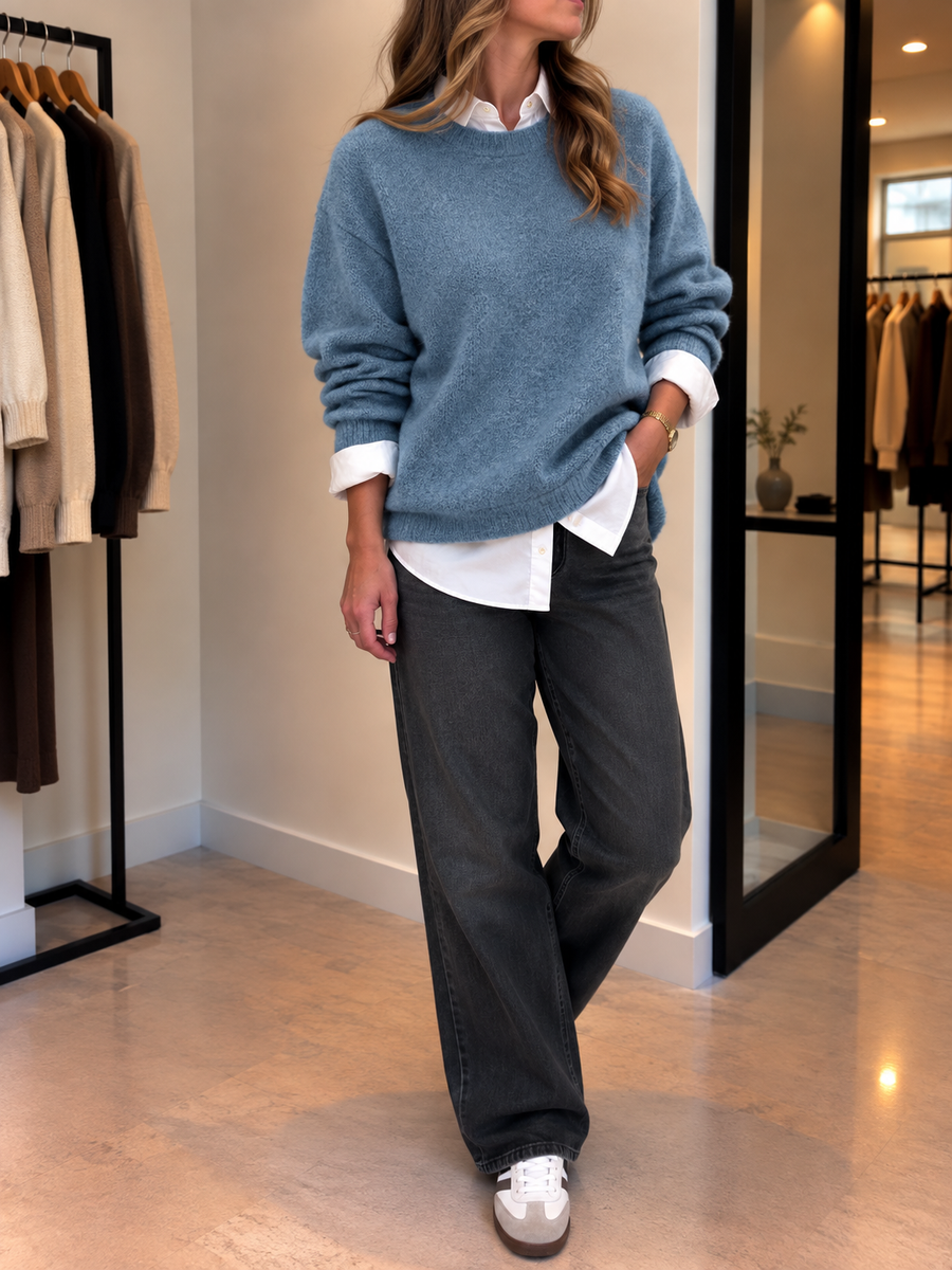 Andrina Oversized Longline Knit Sweater