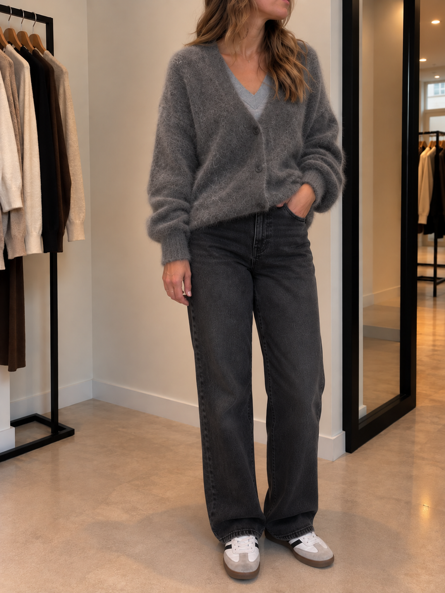 Romana V Neck Button Cardigan