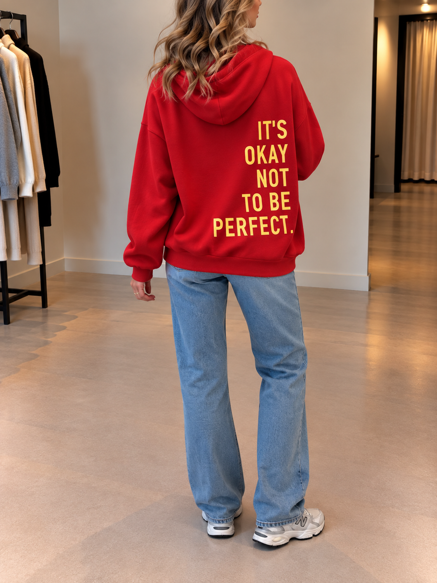 Jule Back Slogan Hoodie