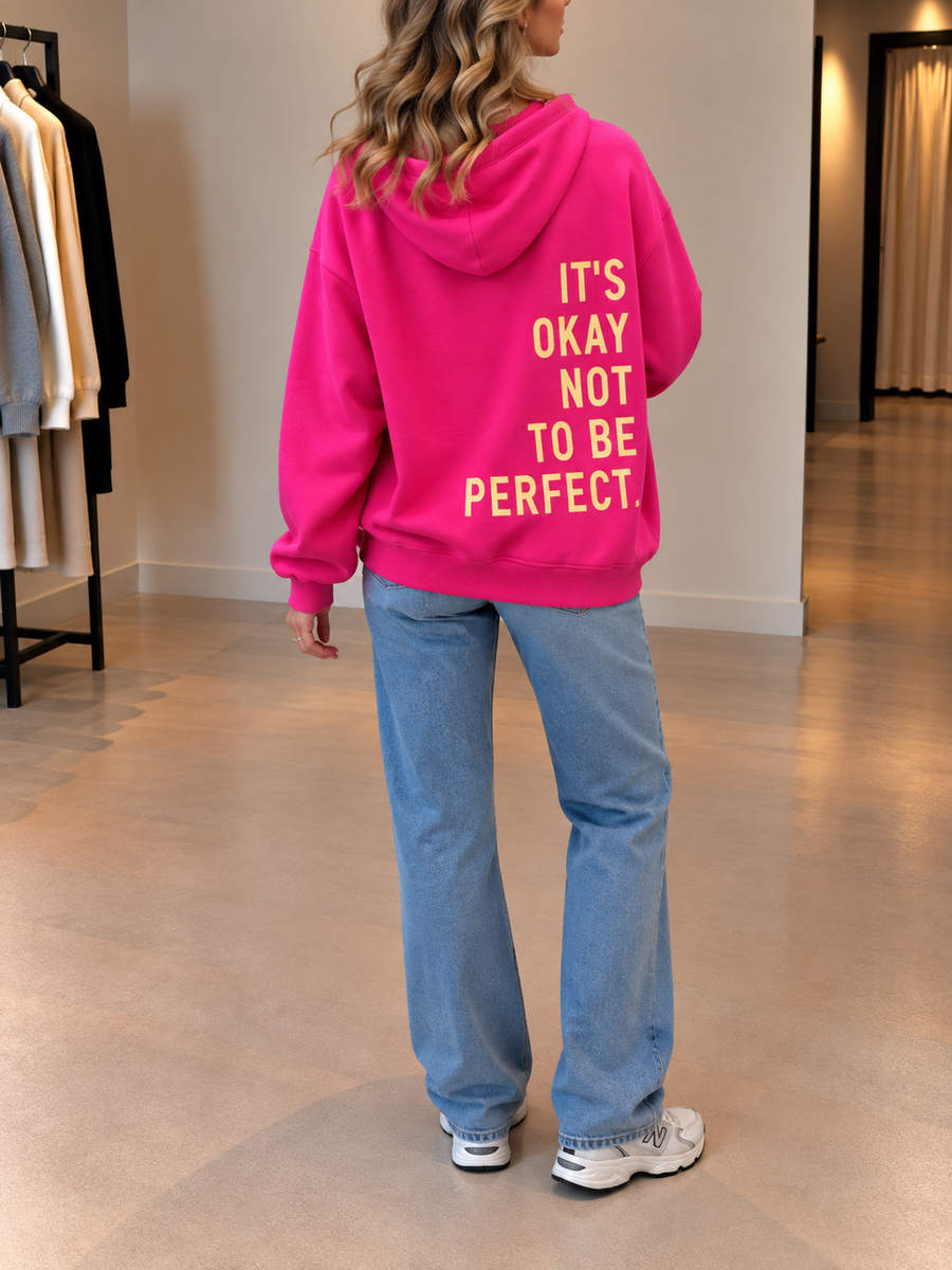 Jule Back Slogan Hoodie