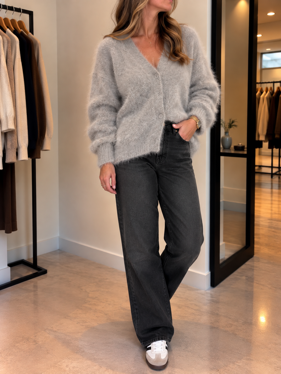 Romana V Neck Button Cardigan