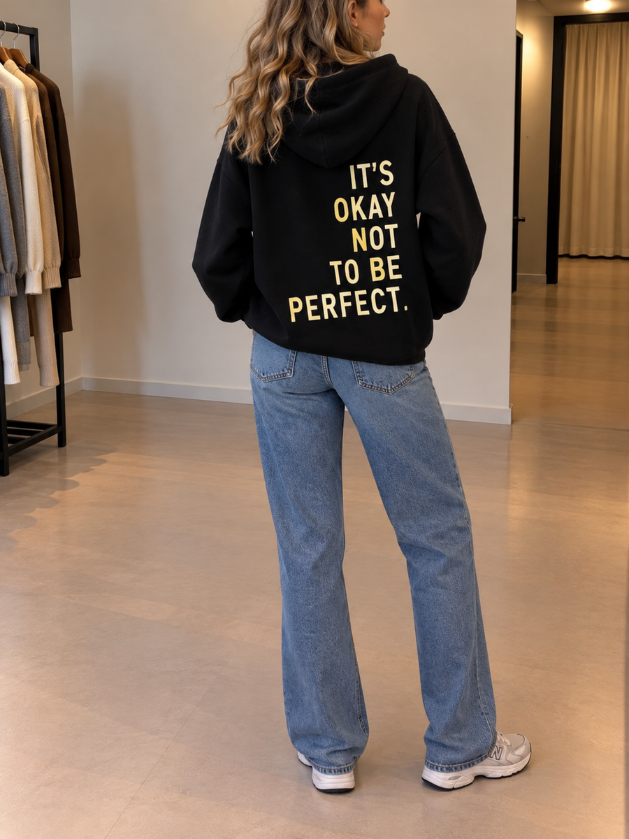 Jule Back Slogan Hoodie