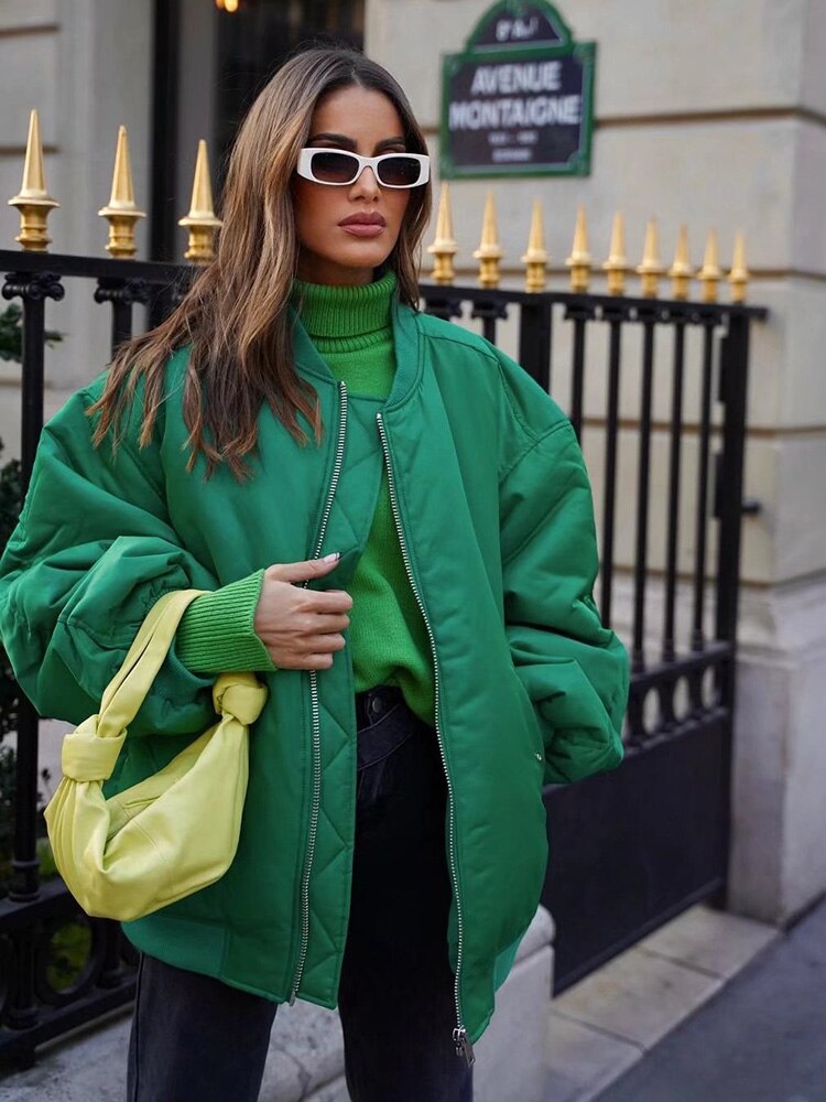 Ersilia Oversized Bomber Jacket