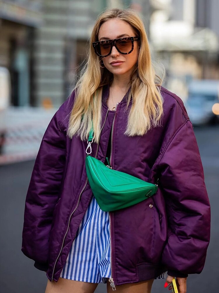 Ersilia Oversized Bomber Jacket
