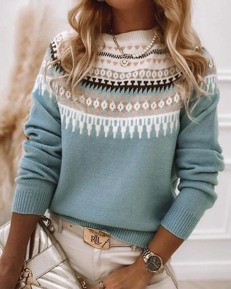 Kaja Boho Print Sweater