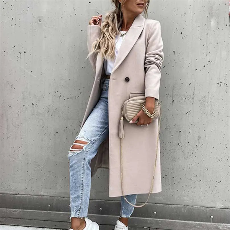 Setra Double Breasted Long Winter Coat