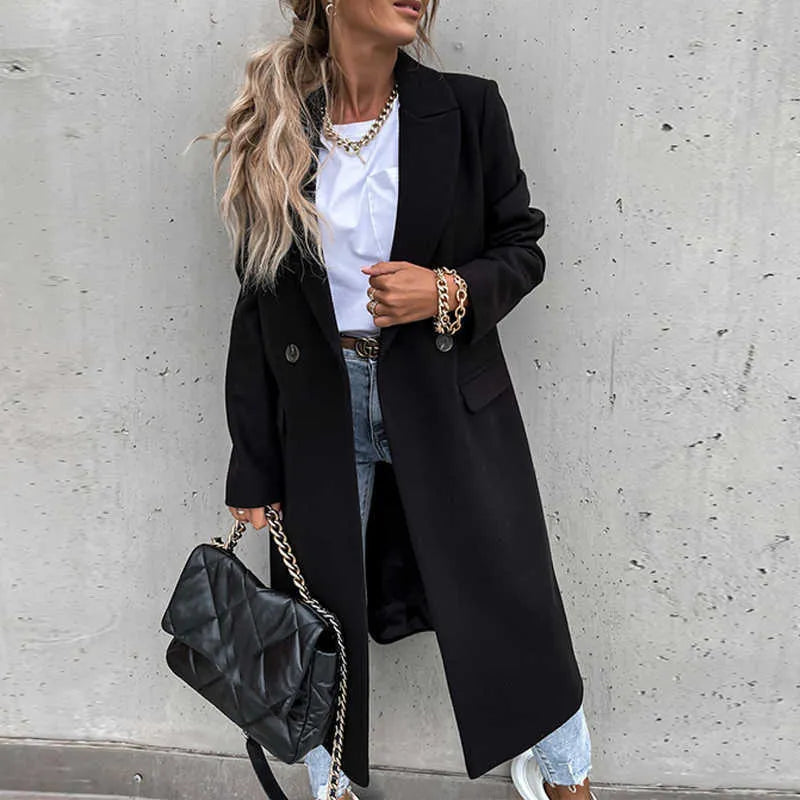 Setra Double Breasted Long Winter Coat
