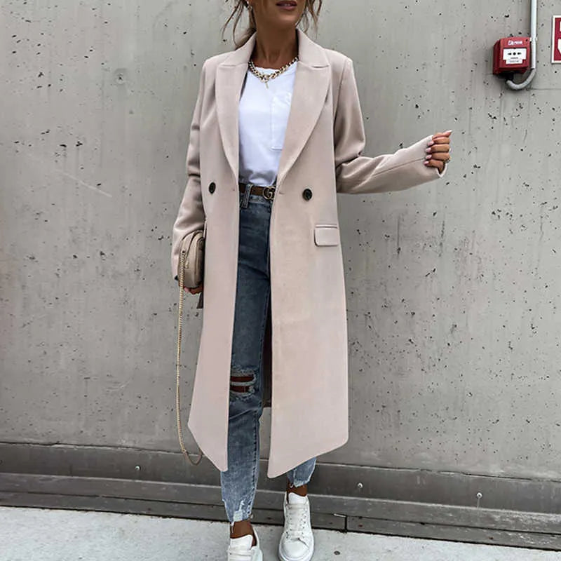 Setra Double Breasted Long Winter Coat