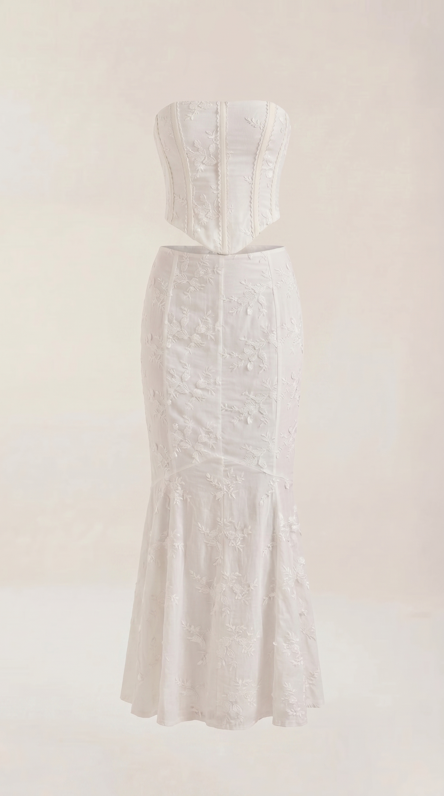 Anastasia Corset Lace Maxi Dress