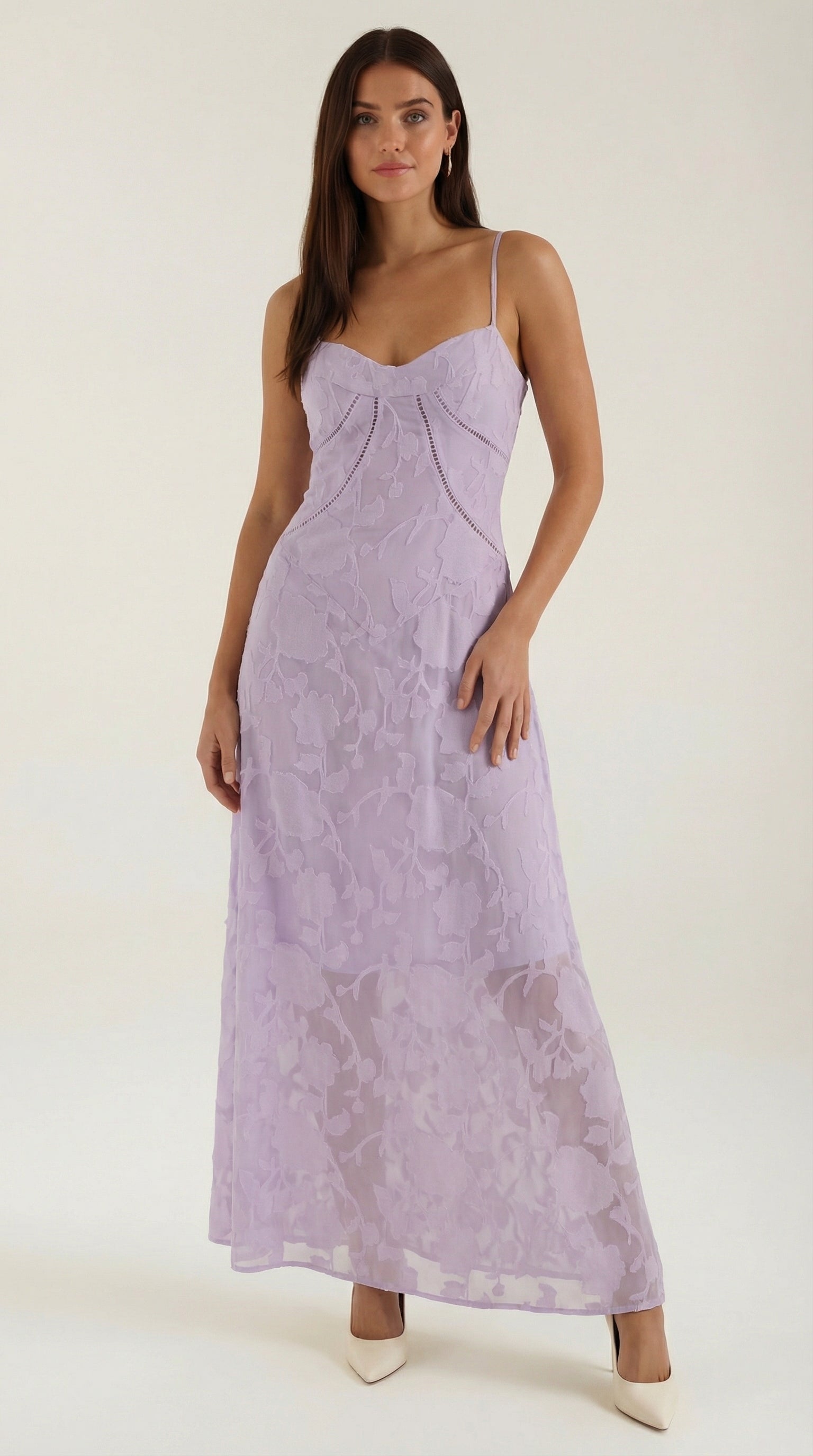 white christmas dresses Arabelle Lace Maxi Dress
