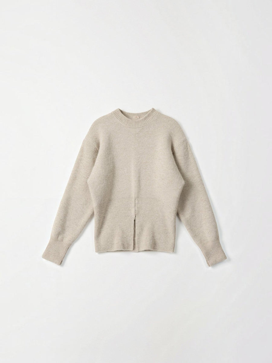 Beverly Fluffy Knit Half Zip Sweater