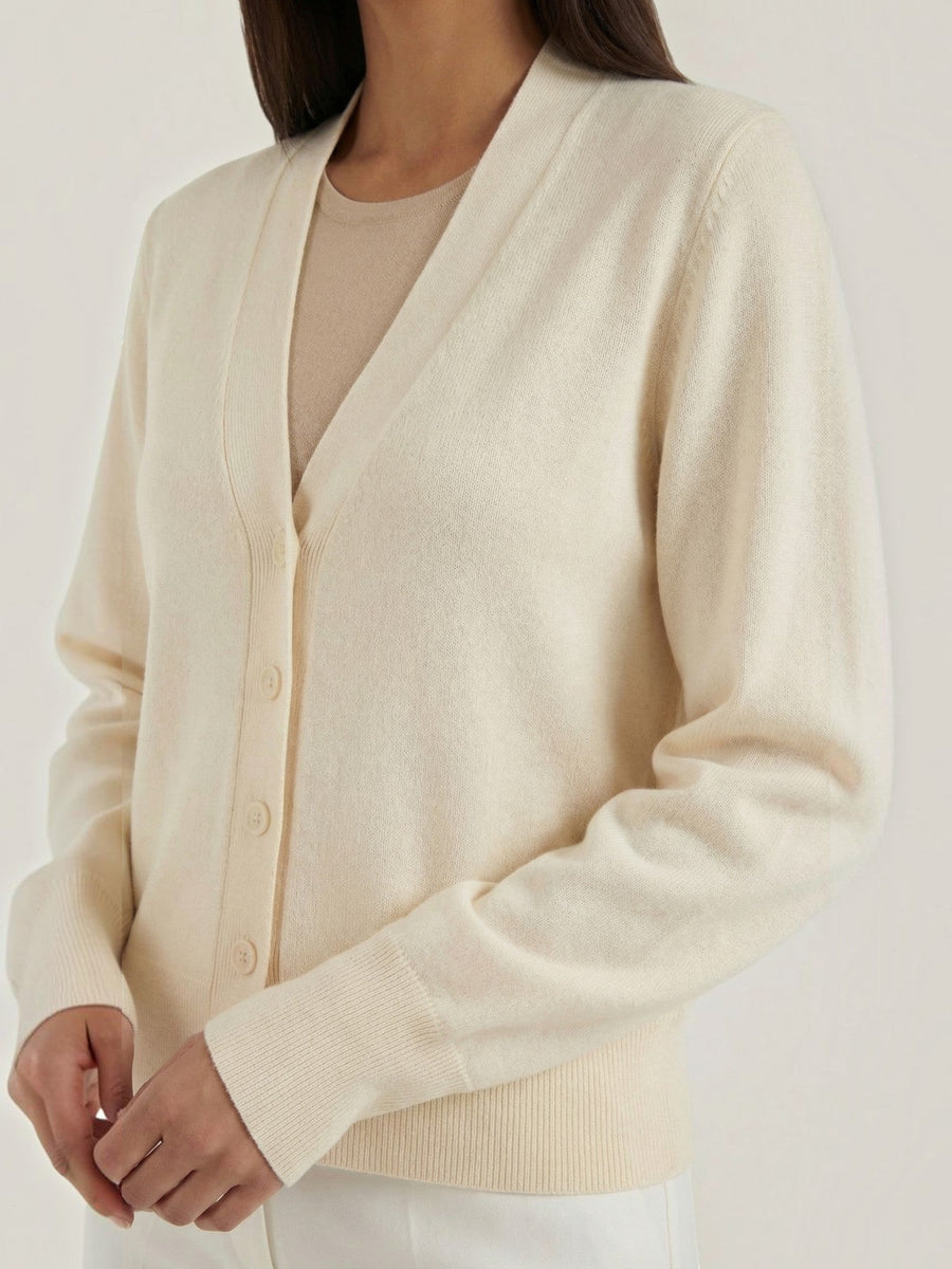 Bonnie Deep V Neck Button Cardigan