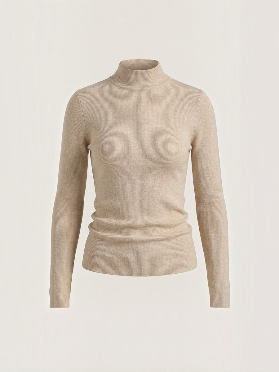 Constance Ribbed Turtleneck Sweater