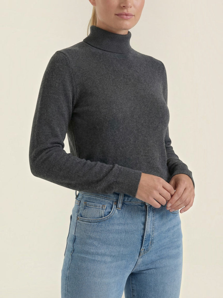 Constance Ribbed Turtleneck Sweater