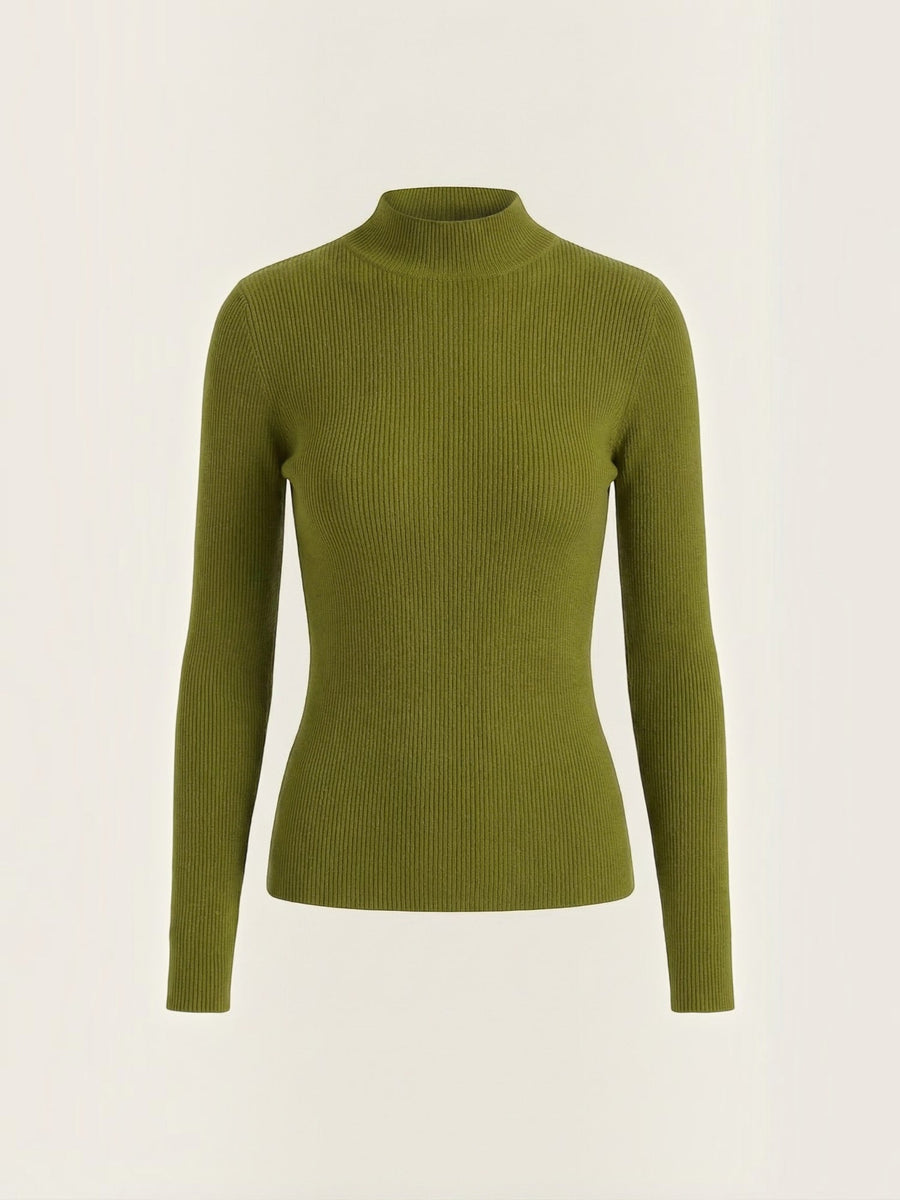 Constance Ribbed Turtleneck Sweater