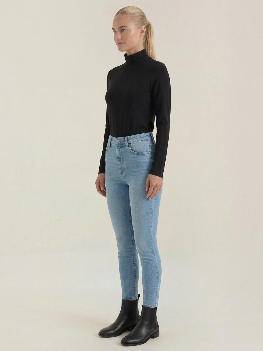 Constance Ribbed Turtleneck Sweater