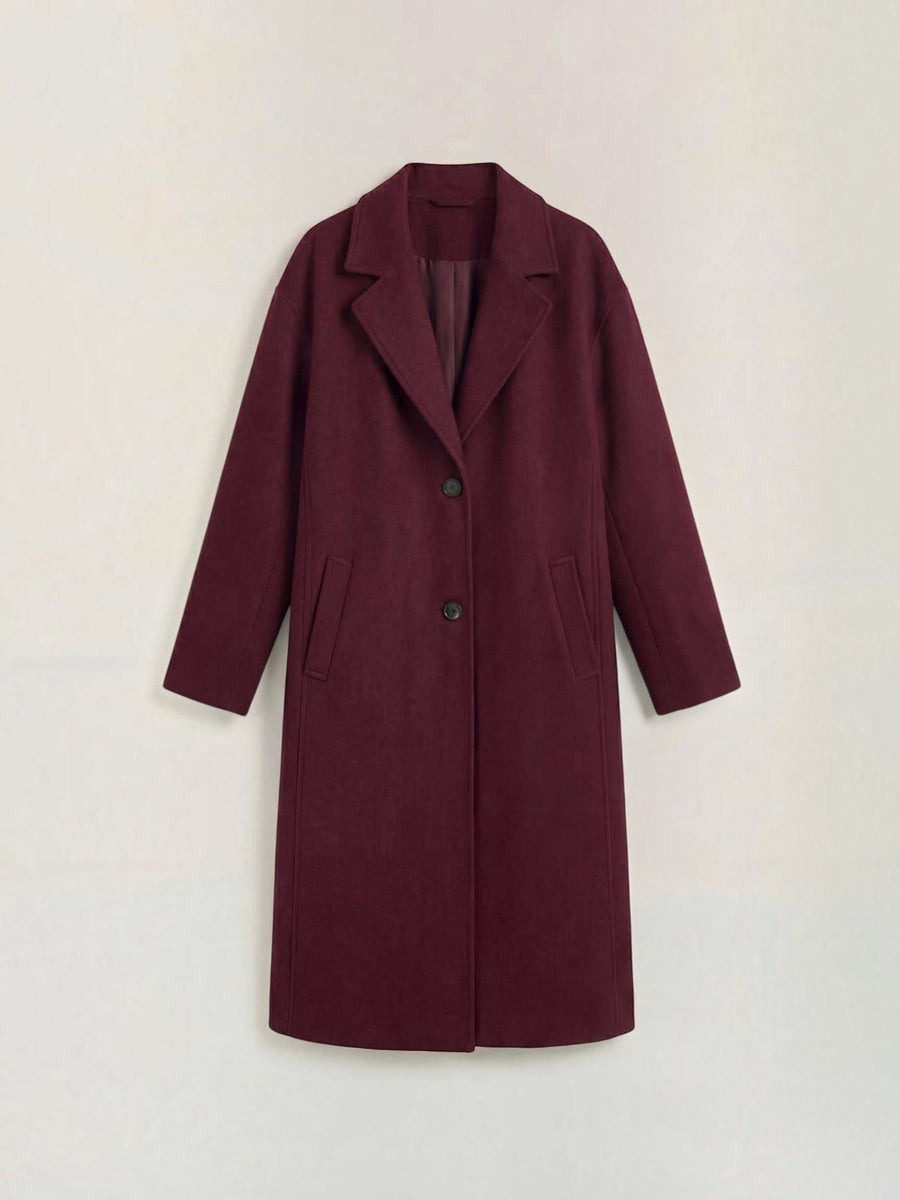 Diane Wool Look Oversized Long Coat