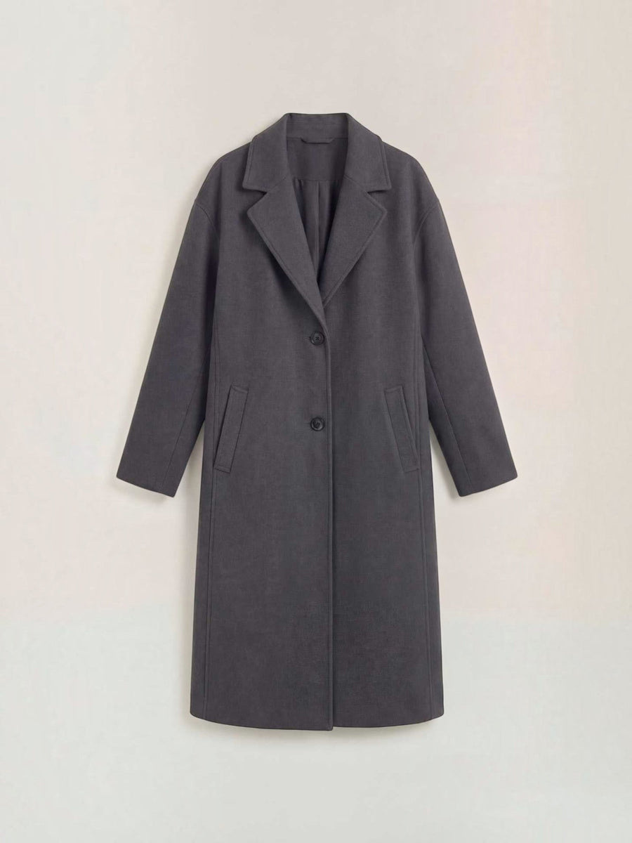 Diane Wool Look Oversized Long Coat