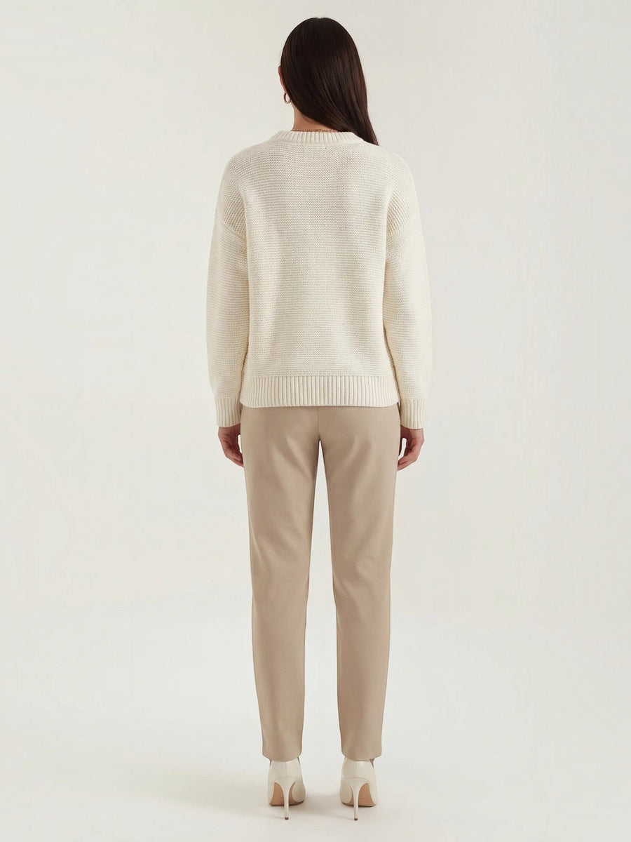 Julia Ribbed Oversized Knit Sweater