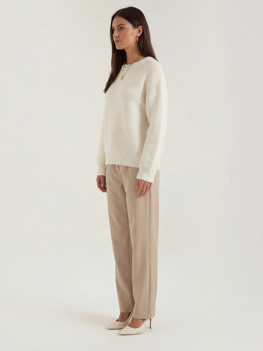 Julia Ribbed Oversized Knit Sweater