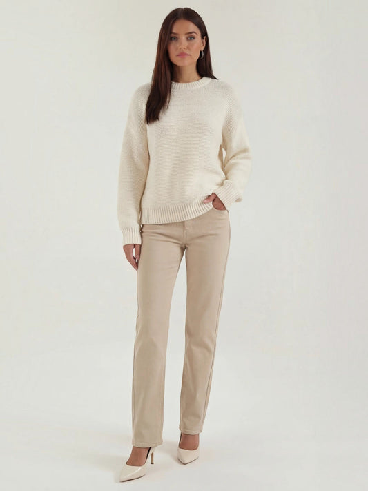 Julia Ribbed Oversized Knit Sweater
