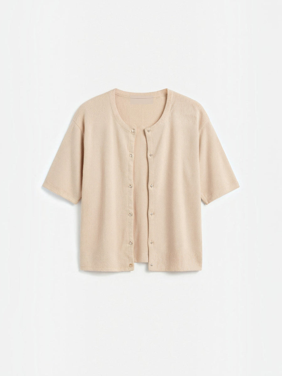 Kathryn Short Sleeve Button Cardigan