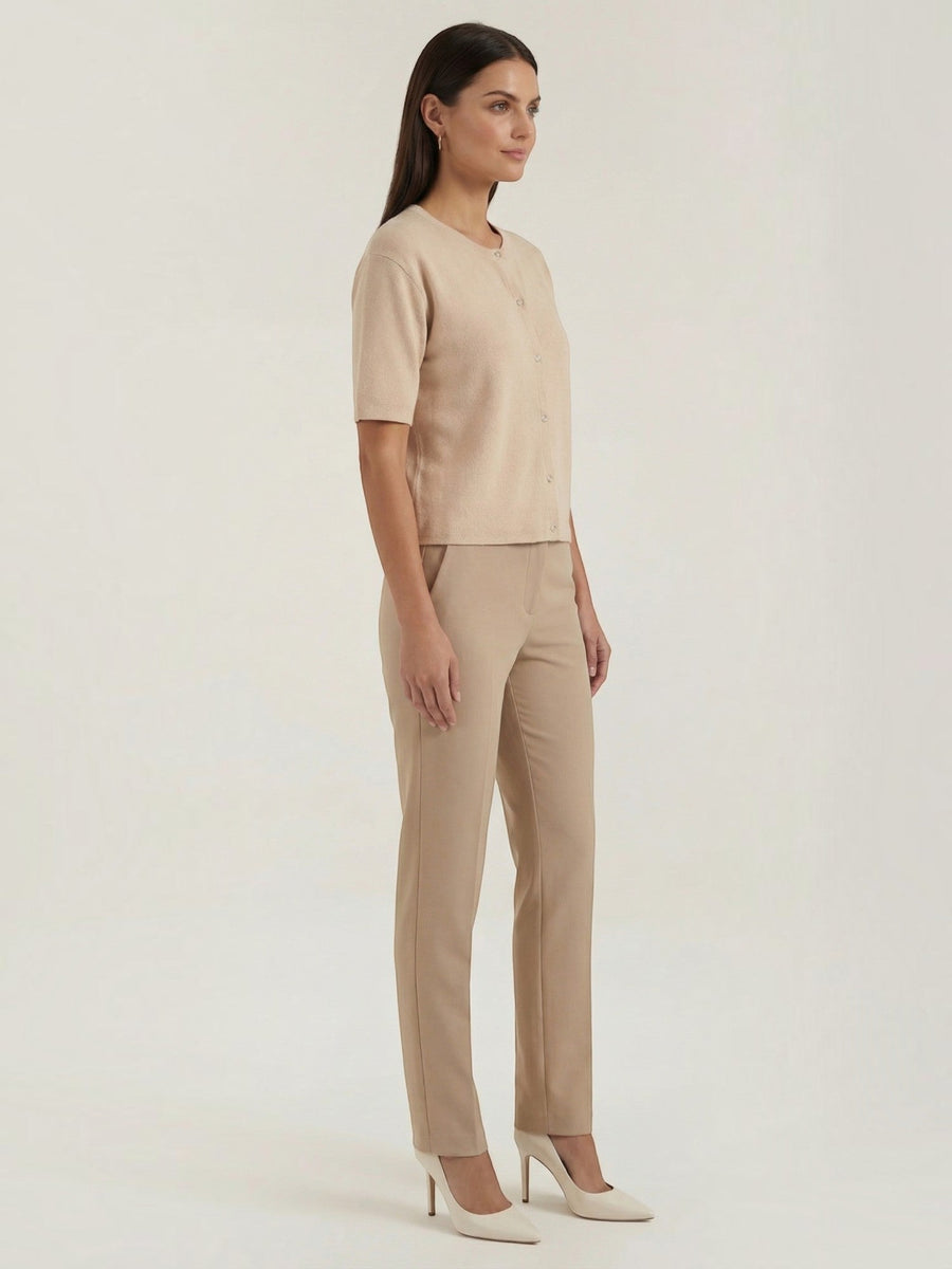 Kathryn Short Sleeve Button Cardigan