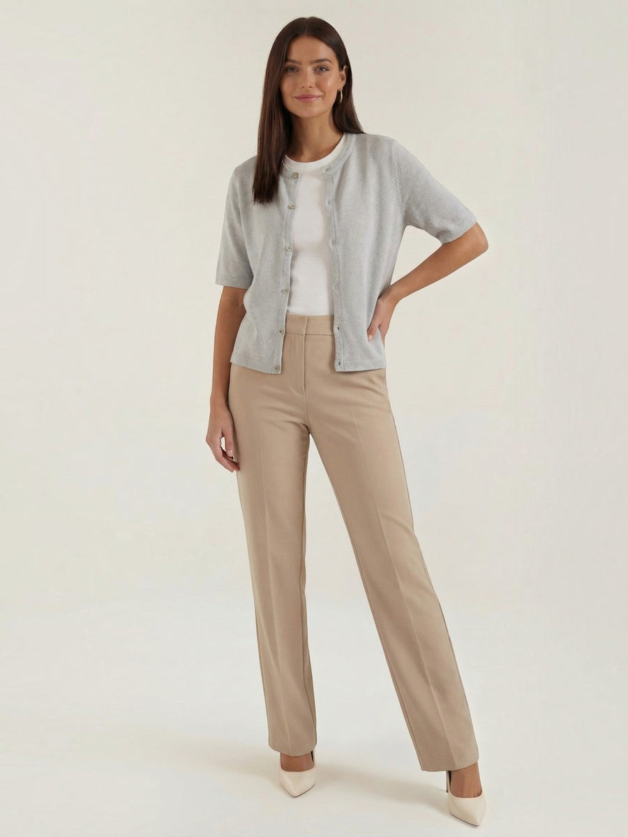 Kathryn Short Sleeve Button Cardigan
