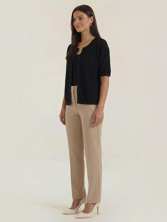 Kathryn Short Sleeve Button Cardigan