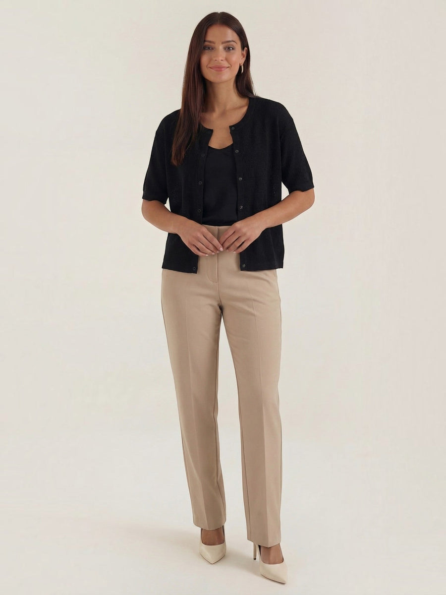 Kathryn Short Sleeve Button Cardigan