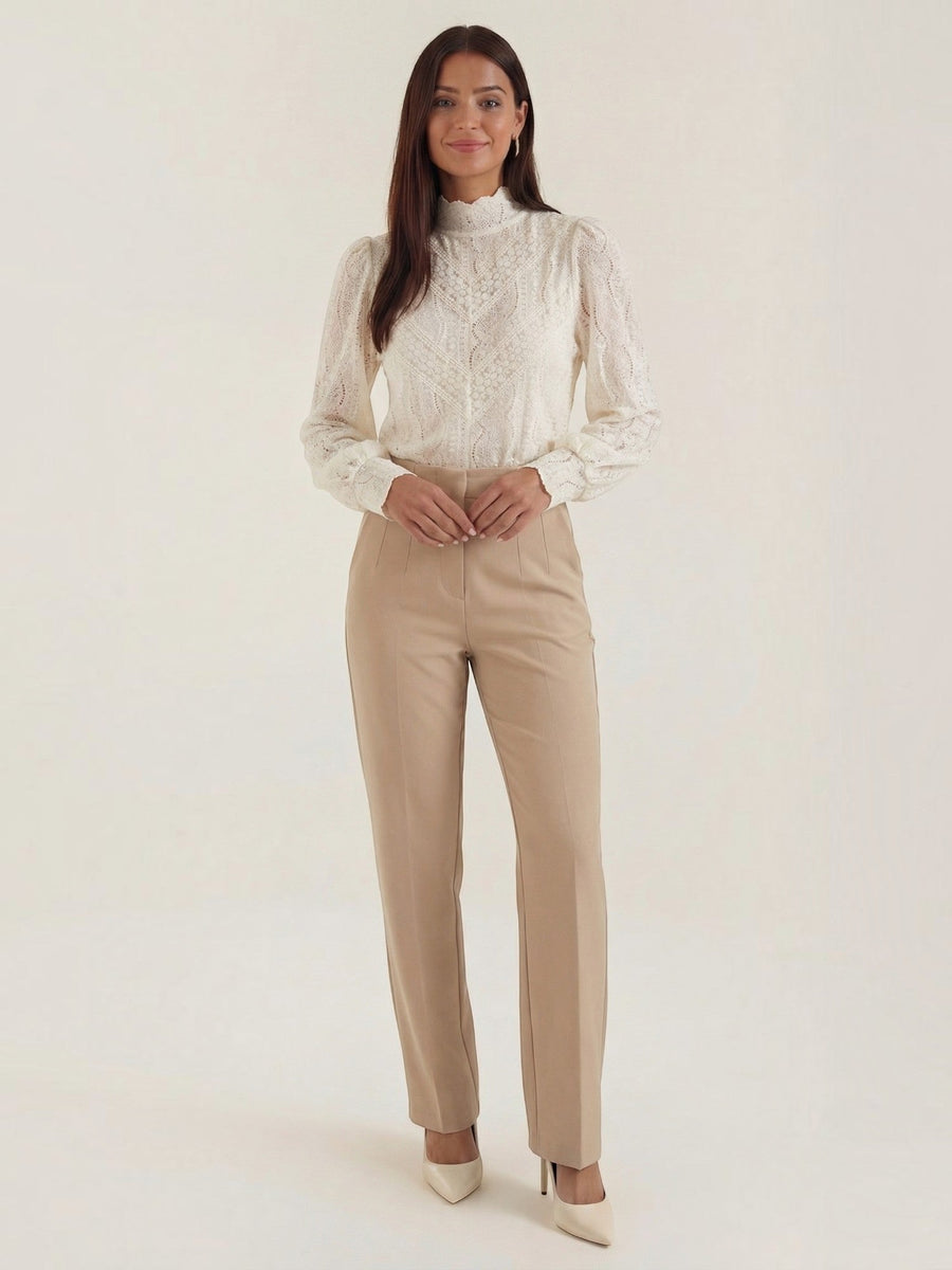 Loretta Lace Puff Sleeve Blouse