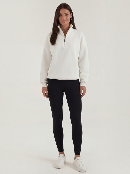 Lori Oversized Quarter Zip Sweatshirt