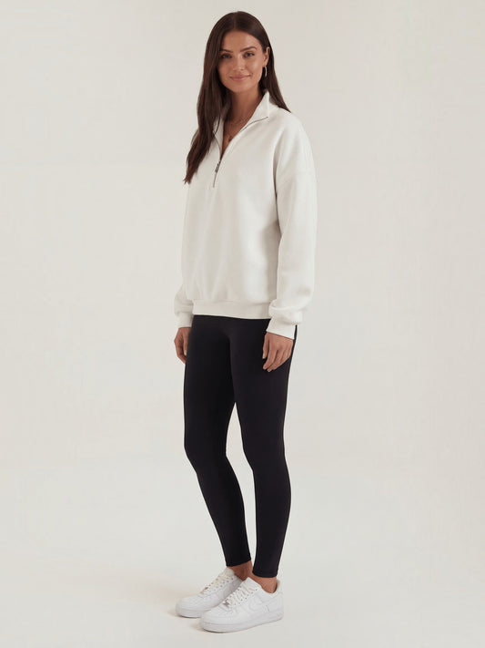 Lori Oversized Quarter Zip Sweatshirt