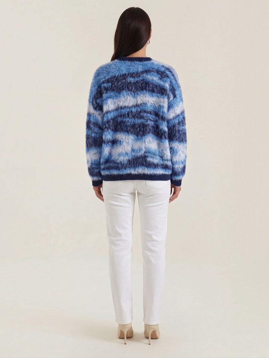 Melanie Multicolour Striped Knit Sweater