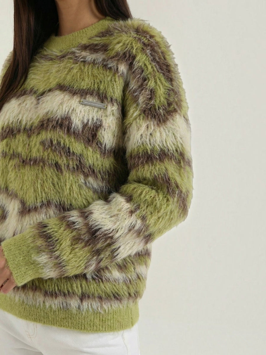 Melanie Multicolour Striped Knit Sweater