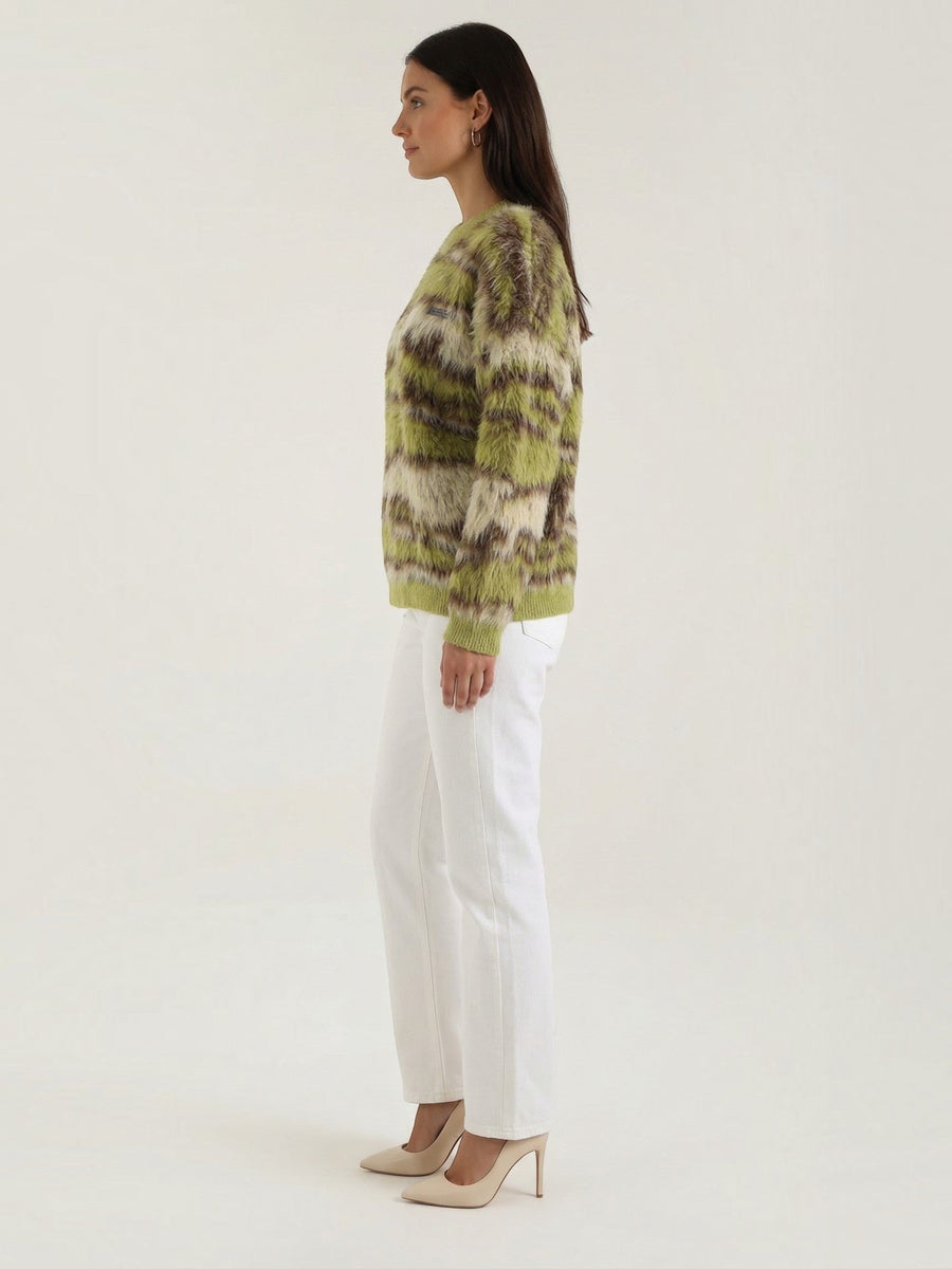 Melanie Multicolour Striped Knit Sweater