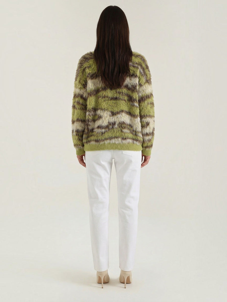 Melanie Multicolour Striped Knit Sweater