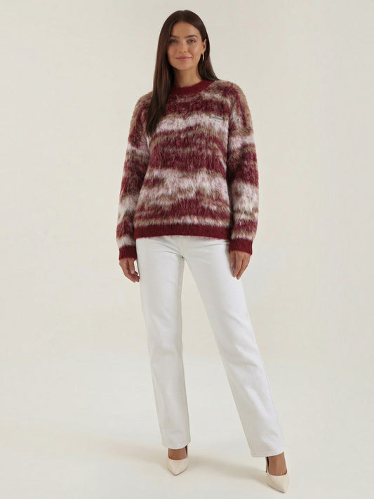 Melanie Multicolour Striped Knit Sweater