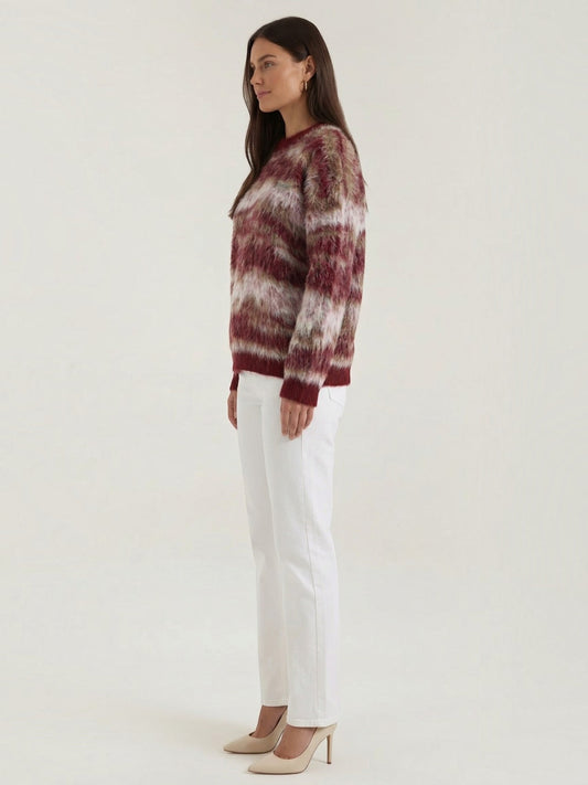 Melanie Multicolour Striped Knit Sweater