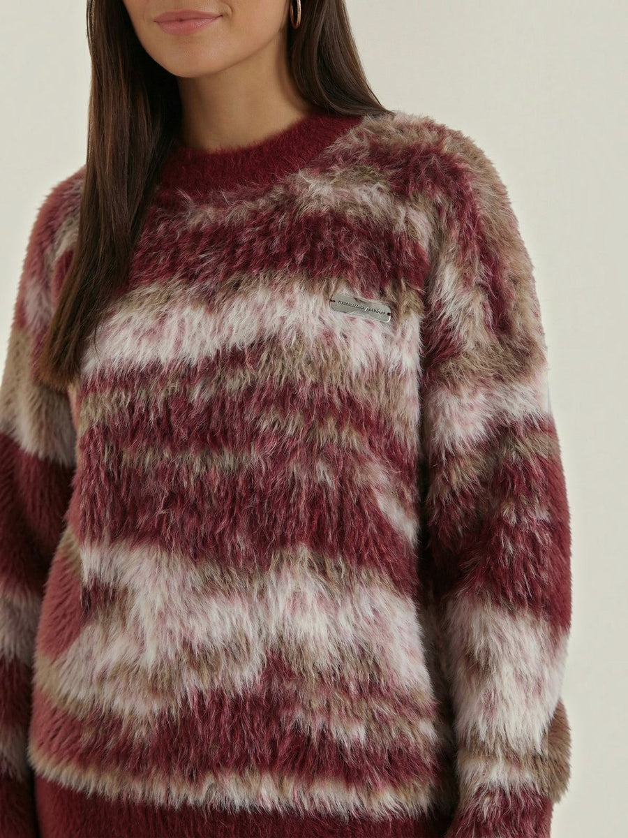 Melanie Multicolour Striped Knit Sweater
