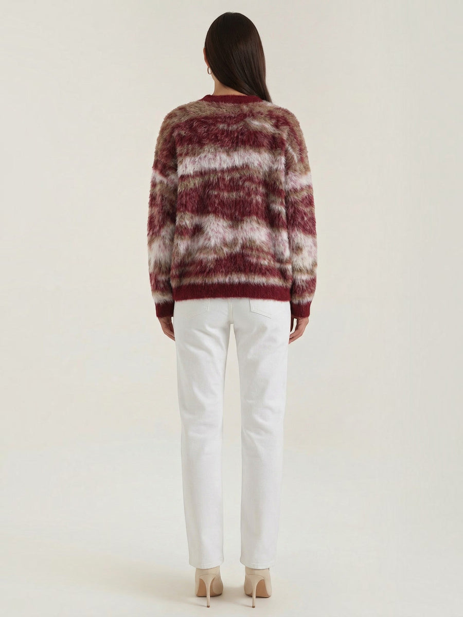 Melanie Multicolour Striped Knit Sweater