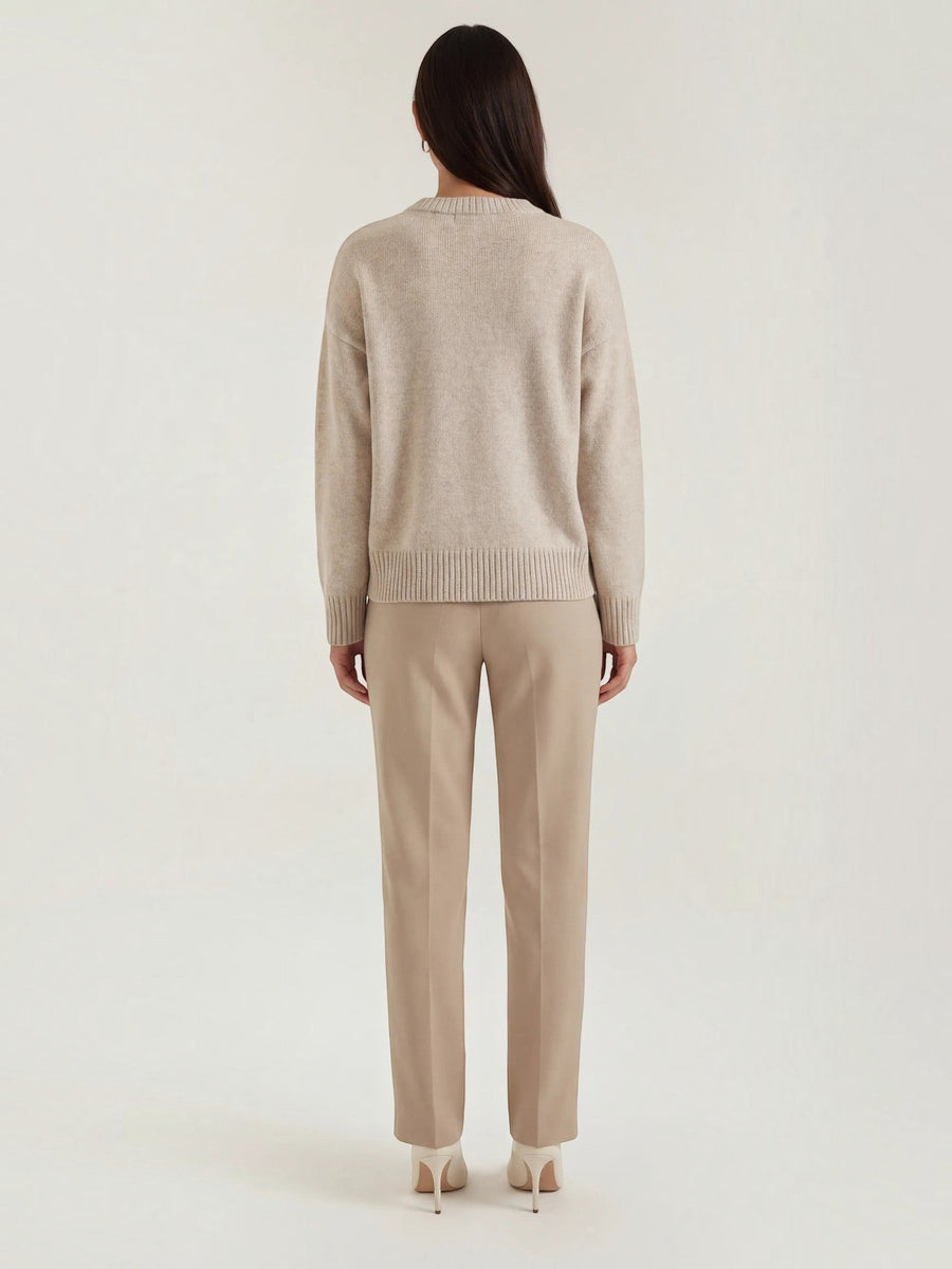 Ruby Marled Oversized Knit Sweater