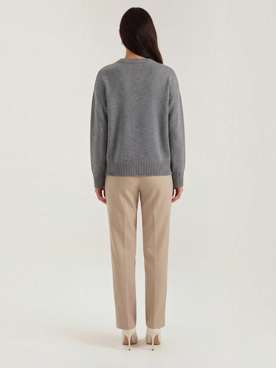 Ruby Marled Oversized Knit Sweater