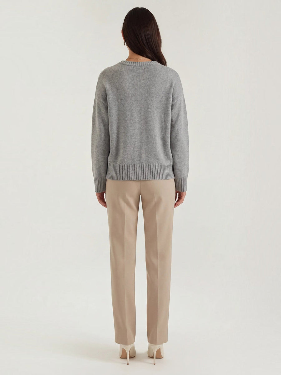 Ruby Marled Oversized Knit Sweater